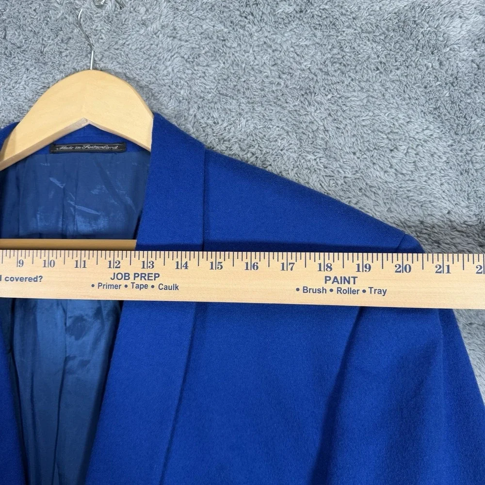 Versace V2 Blazer Mens 42L‎ Electric Blue Wool Cashmere Jacket Nieman Marcus